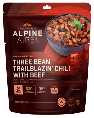 AlpineAire Three Bean Trailblazin' Chili with Beef